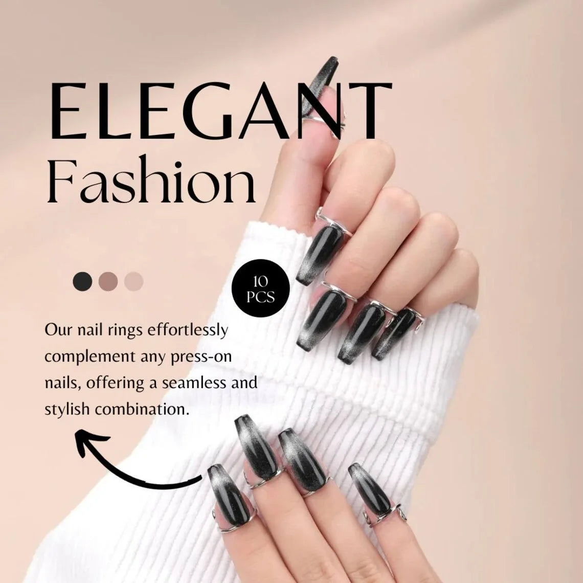 Removable nail ring